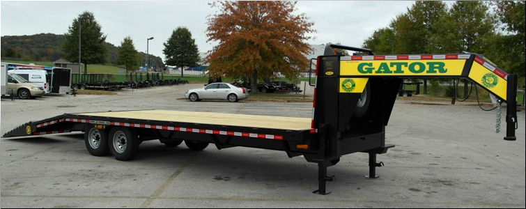 Gooseneck flat bed trailer for sale14k  Polk County, Tennessee